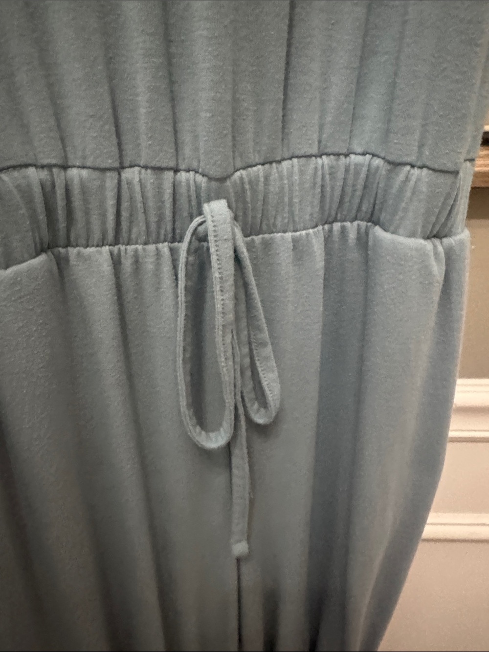 Zenana Outfitters Sleeveless Jumpsuit in Dusty Teal L - Picture 4 of 9